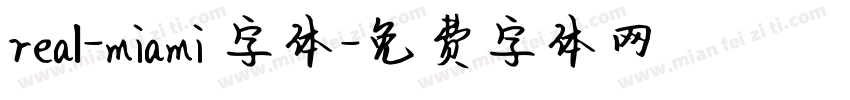 real-miami 字体字体转换